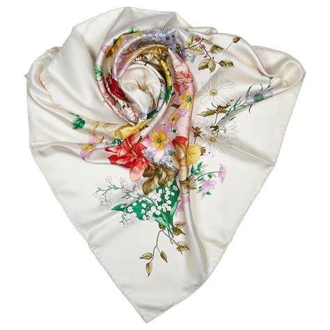 floral scarf gucci|original Gucci silk scarf.